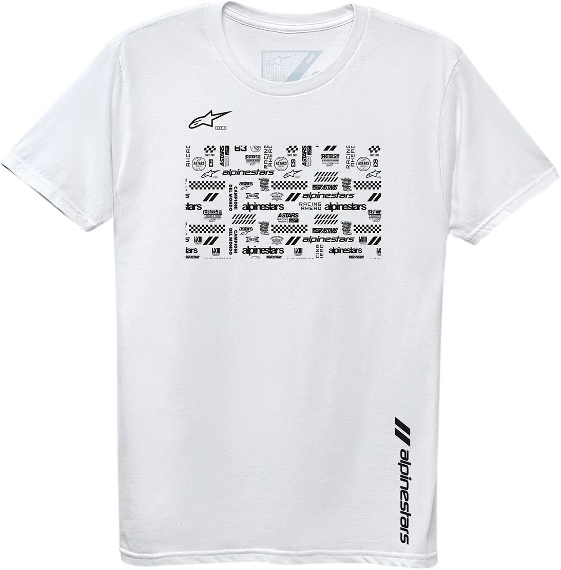 ALPINESTARS Chaotic T-Shirt - White - 2XL 123072109202X