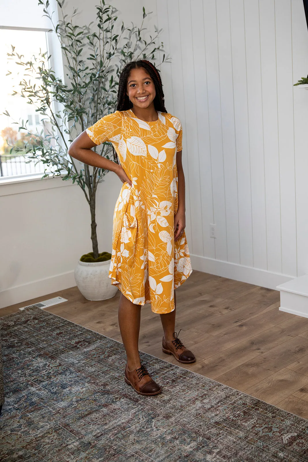 April Dress Happy Floral