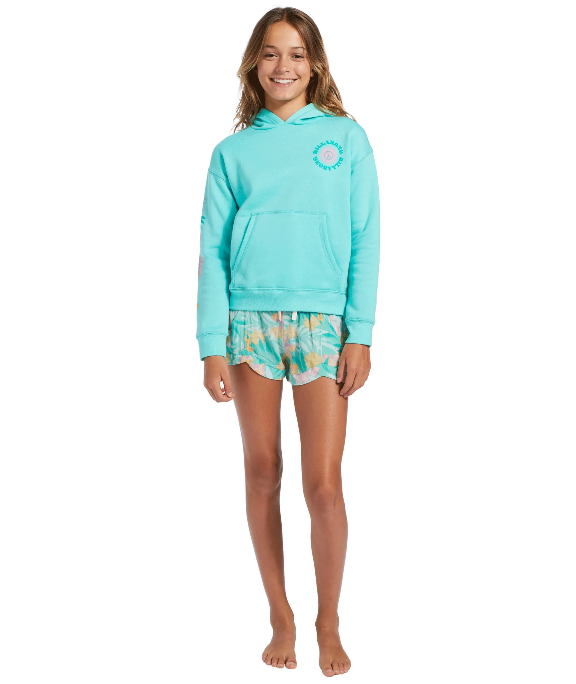 Billabong Paradise Is Here Sweatshirt-Light Lagoon