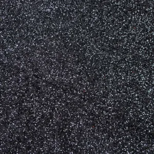 Black and Silver  Glued Bugle Bead-Like Exclusive Fabric
