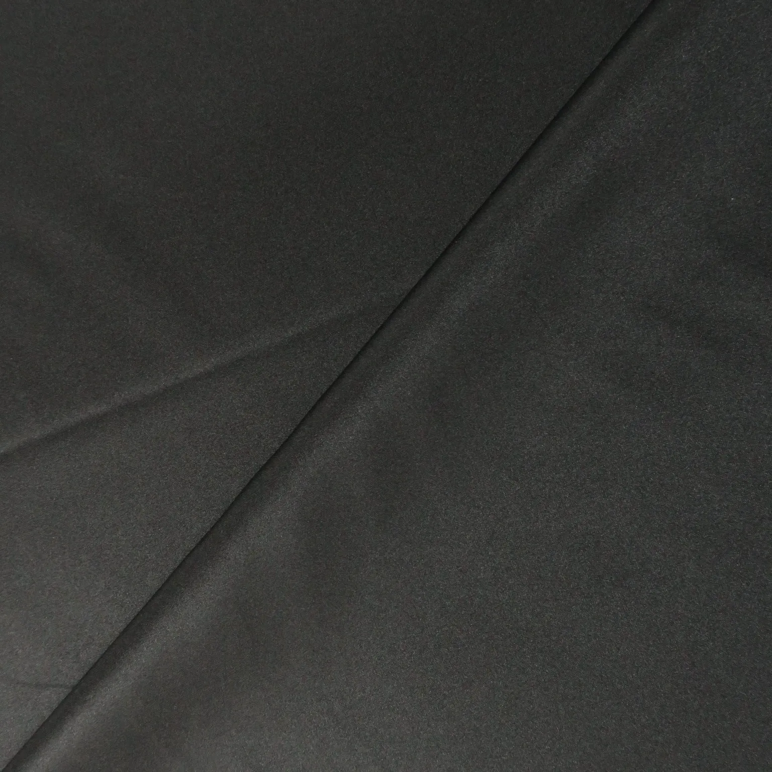 Black Solid Mystique Satin