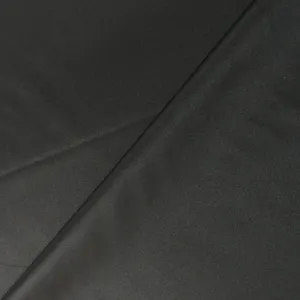 Black Solid Mystique Satin