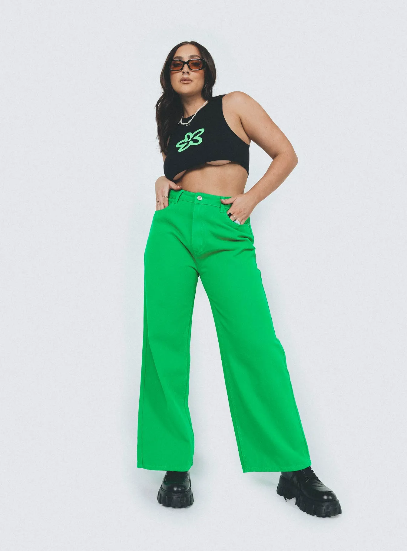Denver Denim Jeans Green
