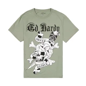 ED HARDY DG Skull Graphic T-Shirt