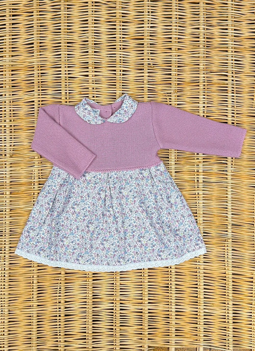 Knitted Flowers Dress