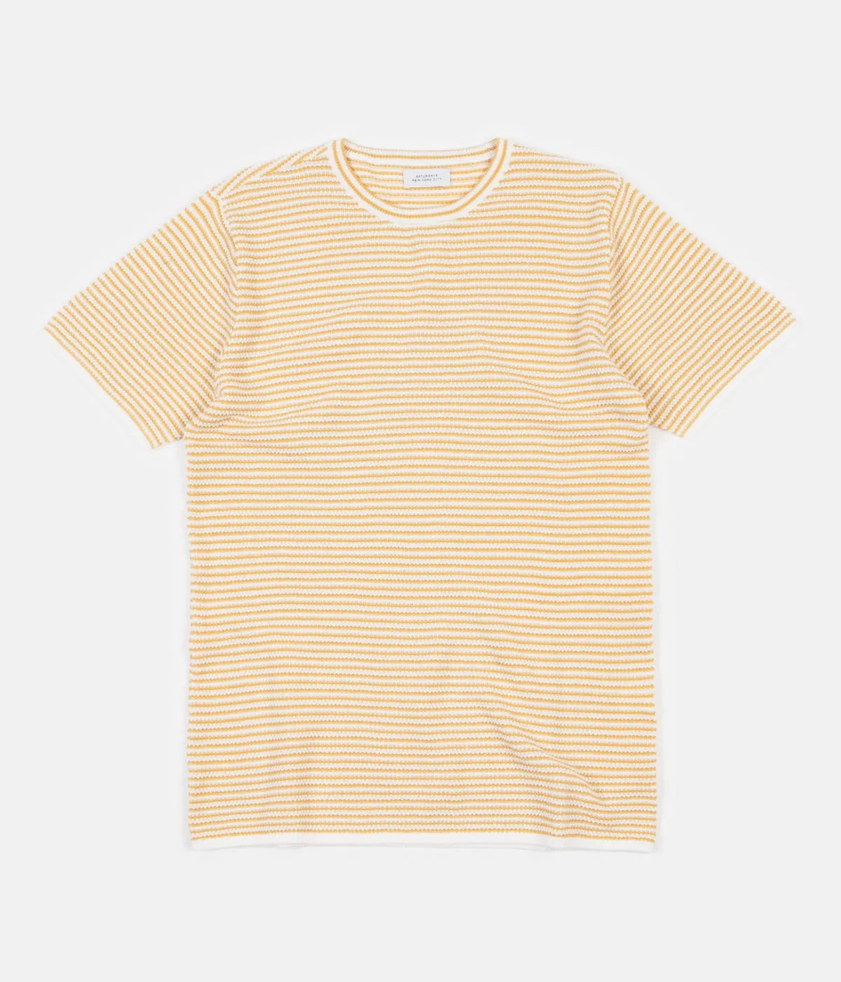 Saturdays NYC Brandon Stripe T-Shirt - Dusty Amber