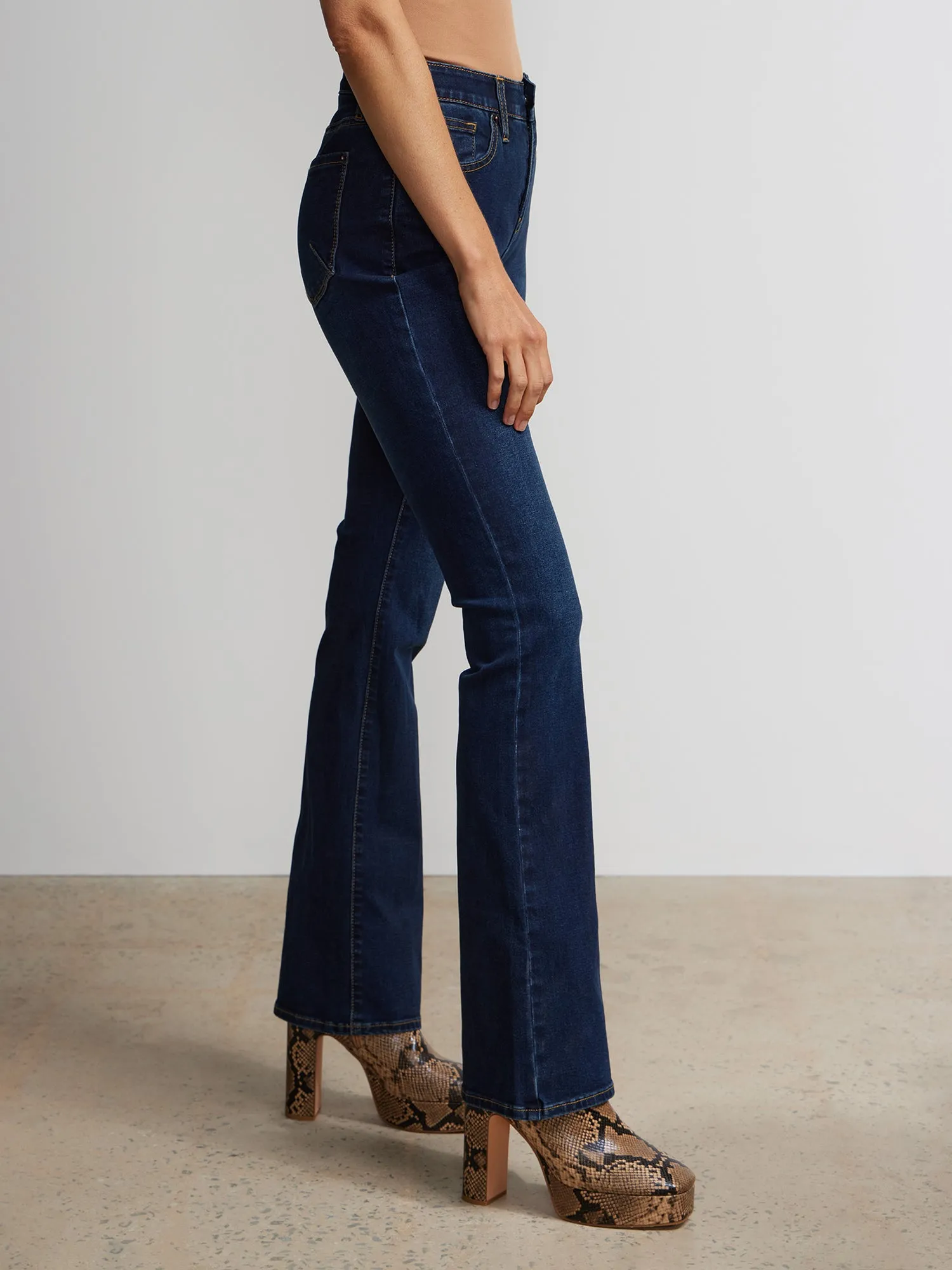 Tall Curvy High Rise Bootcut Jeans
