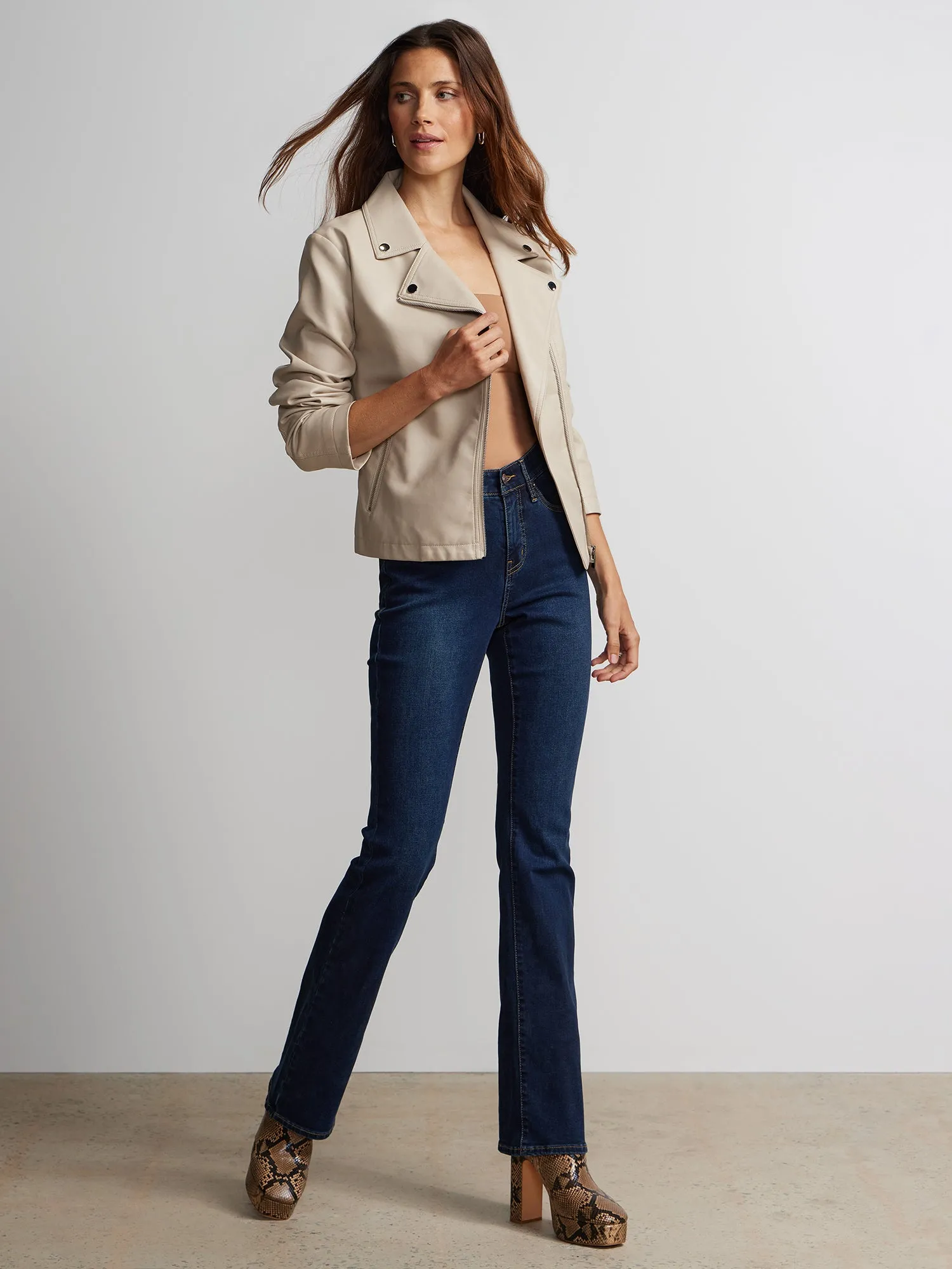 Tall Curvy High Rise Bootcut Jeans