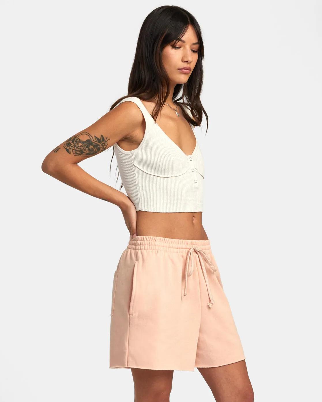 Test Drive Sweatshorts - Pink Sand
