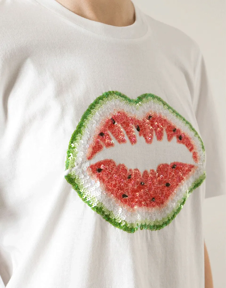 Watermelon Smacker Lip Tee