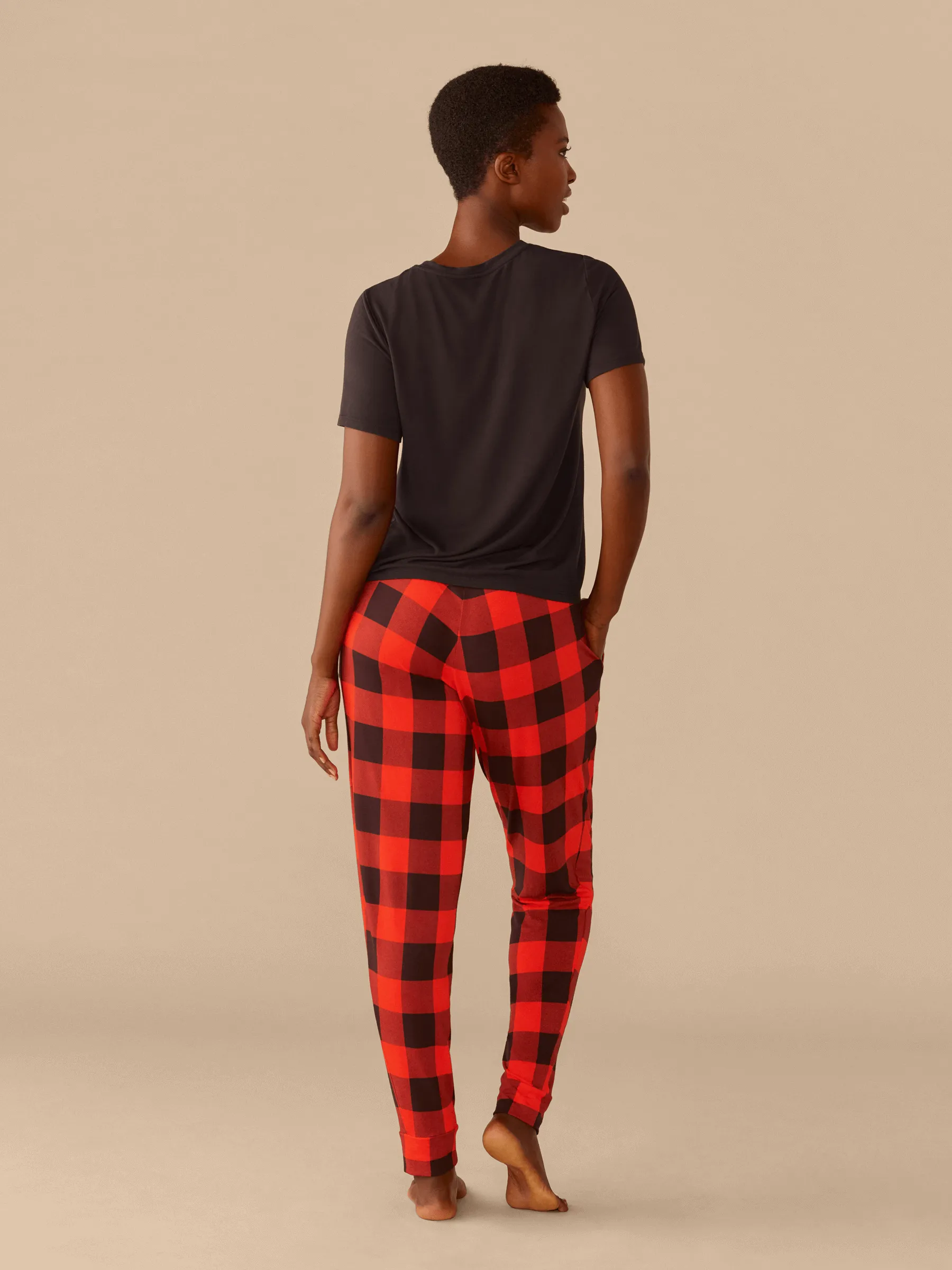 Women's Modal Jogger | Buffalo Plaid